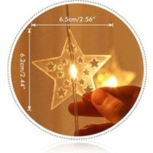 USB LED Star String Lights - Remote Control