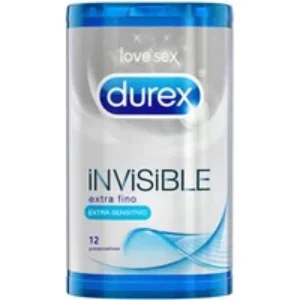 Durex Invisible Extra Thin Condoms 12 Unit
