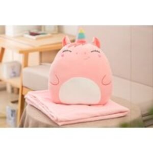 2in1 Cartoon Plushie Pillow Blanket- 8 Designs | Wowcher