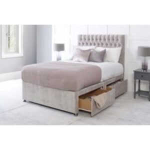 Chesterfield Divan Bed Set including mattress and storage options! | Wowcher