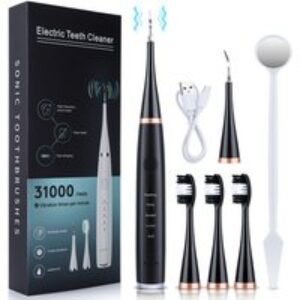 6-in-1 Electric Dental Calculus Remover & Teeth Cleaner - Sonic Toothbrush for Whitening & Plaque Removal (3 Colours) | Wowcher