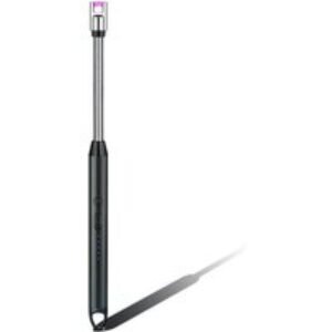 USB Rechargeable Metal Candle Lighter - Modern Windproof Decorative Home Accessory (Zinc Alloy