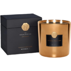 Rituals Luxury Hand-Poured Scented Candle 360g - Elegant Glass Home Decor | Wowcher