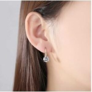 Gold-Tone Crystal Drop Earrings - Lever-Back
