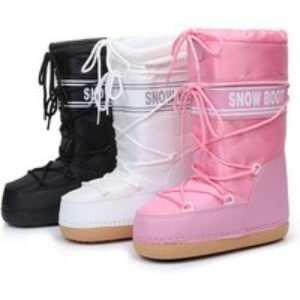 Black Moon Boots  Waterproof Winter Snow Boots - Women's Mid-Calf