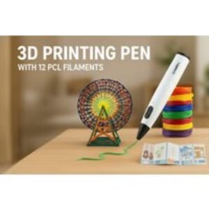 Ultimate 3D Printing Pen Kit - USB-Powered Craft Tool with 12 PCL Filaments for Home DIY & Model Building | Wowcher