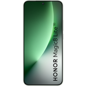 HONOR Magic8 Lite Dual SIM (512GB Green) at Â£0 on Pay Monthly Unlimited (24 Month contract) with Unlimited mins & texts; Unlimited 5G data. Â£26.99 a month.