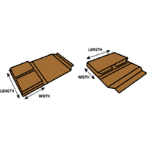 A3 Cardboard Book Wraps - Premium Corrugated