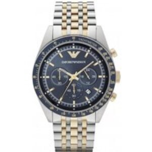 Emporio Armani Ar6088 Men'S Two-Tone Steel Chronograph Watch | Wowcher