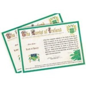 Irish Lord or Ladyship Title for 1