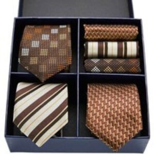 3PCS Classic Elegant Men's Silk Tie Set - 9 Styles | Wowcher