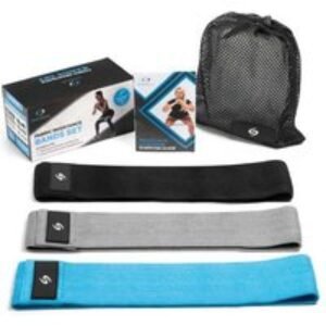 Dynamic Gym Fabric Bands 3pc Set: 14lbs to 50lbs | Wowcher