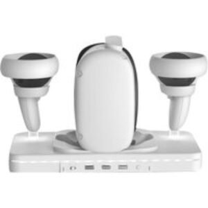 Quest 2 VR Charging Dock Stand - Dual Charging Station for Headset & Controllers | Wowcher