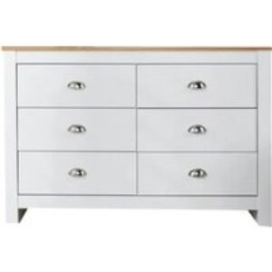 Camden Contemporary 6-Drawer Chest - Sturdy Bedroom Storage in Graphite