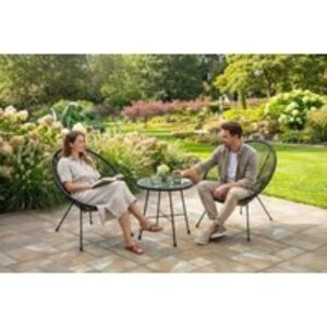 Weather-Resistant 2-Seater String Bistro Set - 5 Colours | Wowcher