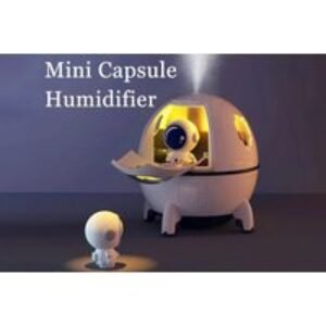 Space Themed LED Air Humidifier Table Lamp - Modern ABS & PC