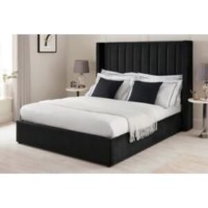 Wingback Ottoman Storage Bed Frame - 5 Sizes | Wowcher
