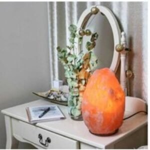Myga Natural Himalayan Salt Table Lamp - Dimmable Ambient Lighting