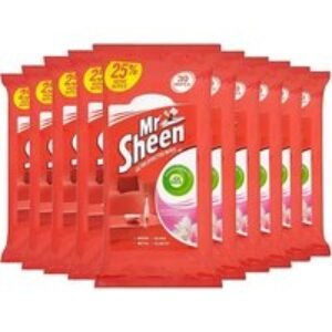 Mr Sheen Streak-Free Multi-Surface Antibacterial Cleaning Wipes - Magnolia & Cherry Blossom
