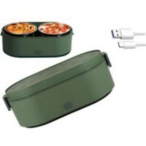 USB-Powered Electric Heated School Lunch Box - Durable Stainless Steel