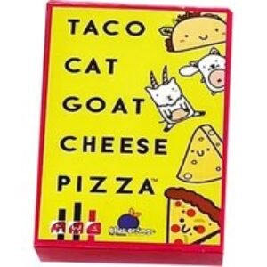 Taco Cat Goat Cheese Pizza Fast-Paced Family Card Game - Ages 8+