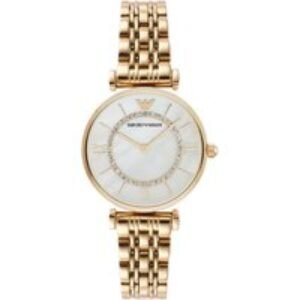 Emporio Armani AR1907 Glamorous Gold Ladies Watch | Wowcher