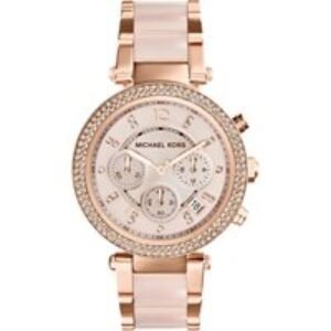 Michael Kors MK5896 Chronograph Ladies Watch - Rose Gold