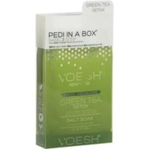Voesh 3 Step Basic Pedi in a Box Green Tea Detox