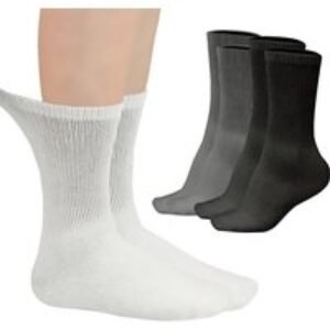 Women's Black Non-Binding Diabetic Socks - Comfort & Relief in 3 Colours | Wowcher