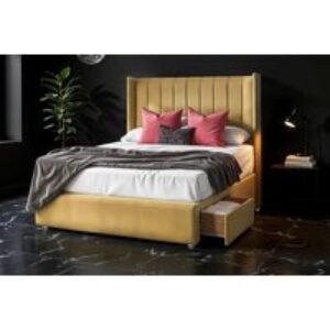 Beige Plush Divan Bed with Storage | Wowcher