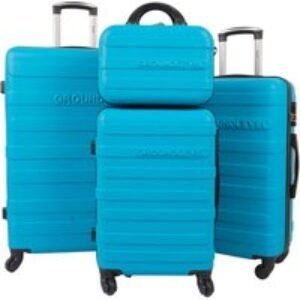 4-Piece Durable Hardshell Luggage Set - Perfect for Summer Travel | Wowcher