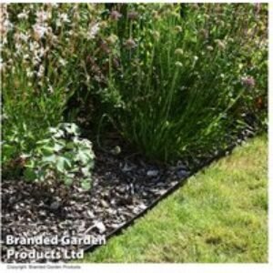 Graphite Metal Lawn & Border Edging - Heavy-Duty Galvanised Steel