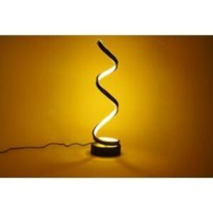 Elegant LED Spiral Bedside Table Lamp | Wowcher