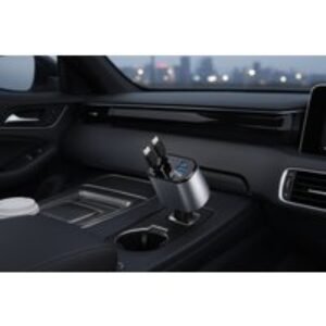 120W Fast Car Charger Dual Port Retractable Cable - Universal for iPhone