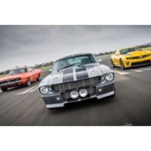Junior or Adult Mustang GT500 Muscle Car 3-Lap Driving Experience - Over 20 UK Locations - UDrive Cars | Wowcher