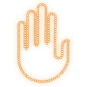 Novelty LED Hand Gesture Car Light - Remote Control