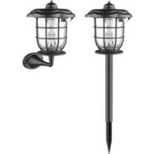 Solar LED Path Lights - Weatherproof Outdoor Wall & Landscape Lighting