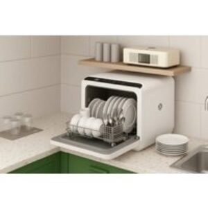 Compact Tabletop Dishwasher - 6L