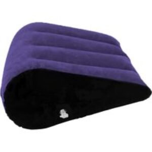 Inflatable Sex Wedge Triangle Pillow - Velour Skin-Friendly