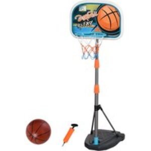 PRICE DROP! Kids' Adjustable Basketball Hoop Set with Inflatable Ball & Pump | Wowcher