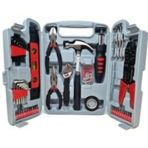 129-Piece DIY Multi-Tool Kit - Home Hand Tool Set & Organiser Case | Wowcher
