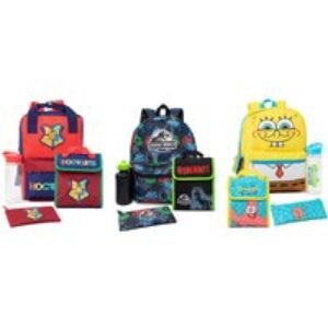 4 Piece School Backpack Set - Durable Polyester