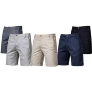 Men's Slim Fit Cotton Cargo Shorts - Breathable