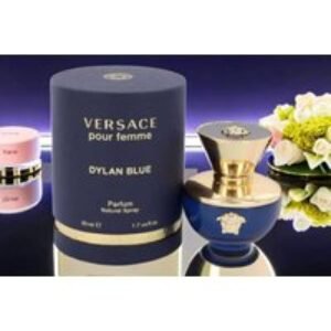 Versace Dylan Blue Pour Femme Eau de Parfum 50ml - Women's Luxury Festive Scent | Wowcher