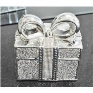 Handcrafted Ceramic Gift Box Ornament - Modern Decorative Table Art Sculpture | Wowcher