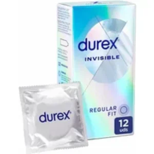 Durex Invisible Regular Fit Condoms 12 Units