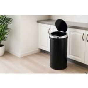 50L Stainless Steel Sensor Bin with Bucket | Wowcher