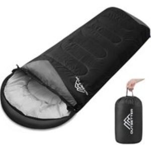 Lightweight Waterproof 3-Season Sleeping Bag - Ripstop Shell