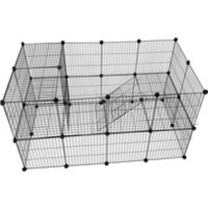 Large Small Pet Cage - Metal Wire Enclosure for Rabbits