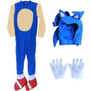 Sonic The Hedgehog  Kids' Fancy Dress - 3 Sizes | Wowcher